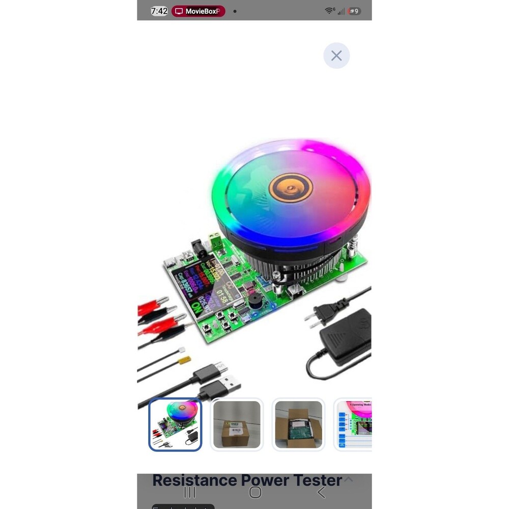 Eyes.sys Electronic Load Tester, USB Load Tester, 180W 200V 20A Battery Capacity